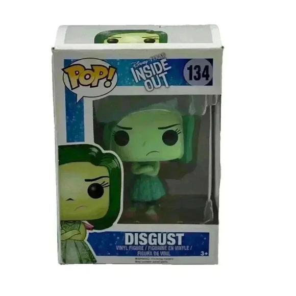 New NRFB Funko Pop! Disney Pixar Inside Out Disgust #134 Vinyl Figure - Picture 1 of 10